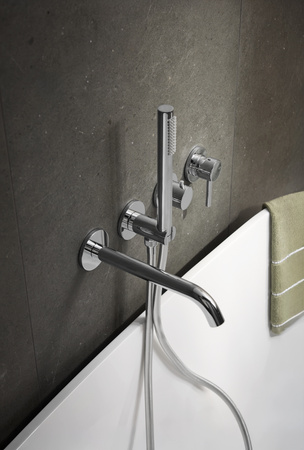 KFA zestaw wannowy podtynkowy z baterią 3-otworową 2-funkcyjną MOZA, chrom 5039-411-00