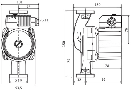 Wilo pompa cyrkulacyjna Star-Z 20/4 (150mm) 230V 4081193