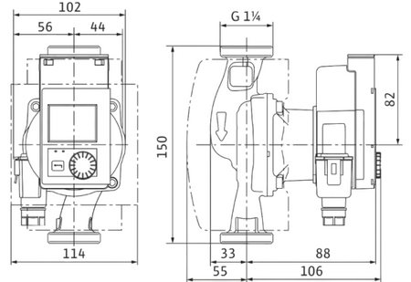 Wilo pompa cyrkulacyjna Stratos PICO-Z 20/0,5-4 4255430