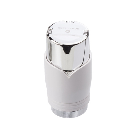 Schlosser głowica termostatyczna biała-chrom 600100011