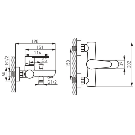 Ferro bateria ALGEO wannowa BAG1