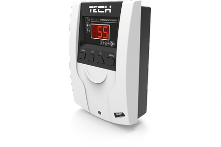 Tech sterownik ST-21 CWU do pompy, antystop, antyzamarzanie, zabezp. przed wychłodzeniem zbiornika CWU biały ST21CWUWH