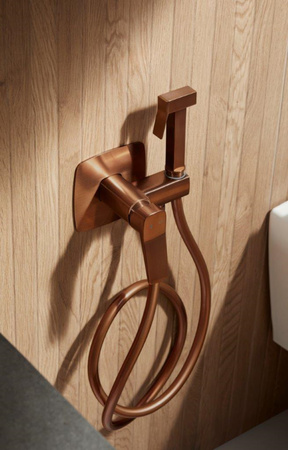 KFA bateria bidetowa podtynkowa Malaga, brushed rose gold PVD 4529-512-34