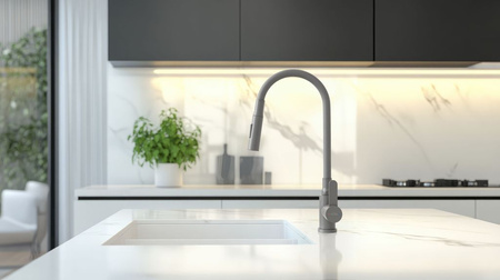 Invena bateria kuchenna Dalis, szary BZ-64-005-L