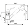 Franke bateria kuchenna  PRINCE II pull-out chrom 115.0347.111
