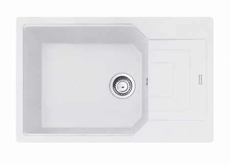 Franke zlewozmywak jednokomorowy wbudowywany Fragranite Urban UBG 611-78 XL, biały polarny 114.0687.280