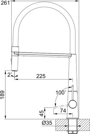 Franke bateria kuchenna Icon semi-pro, czarny mat 115.0690.598