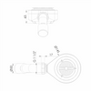 Instadrain syfon do brodzika fi 90 mm bez grzybka 2855