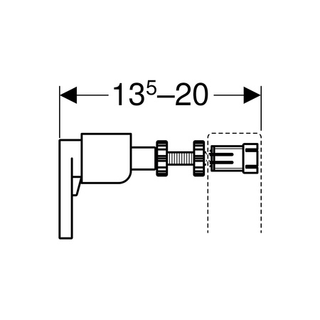 Zestaw 3w1 stelaż podtynkowy do WC Geberit Duofix Concept z przyciskiem Sigma 01 (czarny) + mata S091