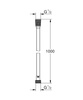 Grohe wąż prysznicowy 1m Silverflex Long-Life, chrom 26334001