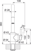 Franke bateria kuchenna Lina pull-out, chrom 115.0693.229