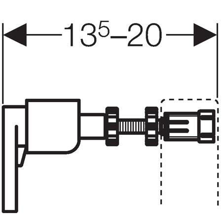 Zestaw stelaż podtynkowy Geberit UP320 do WC z przyciskiem Cortado gun metal + miska WC Sofi Slim z deską Lavita S200