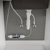 Invena bateria kuchenna z filtrem Glamour, chrom/czarny BZ-02-F08-V