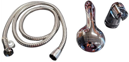 WYPRZEDAŻ: Invena zestaw natryskowy 1-punktowy Esla chrom AU-94-M01