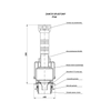 Tycner zawór spustowy M-99, długi 6601