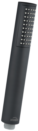 Invena słuchawka natryskowa 1f Siros, czarny AS-80-004-M