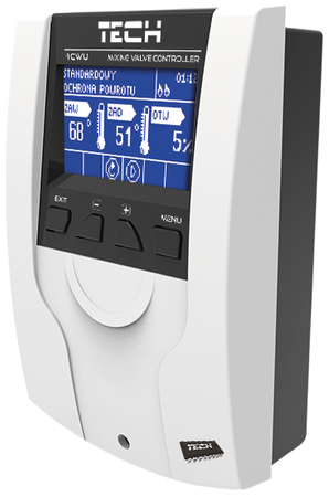 Tech sterownik do instalacji (obsługa 1 siłownika + obiegu CWU) STI1CWU