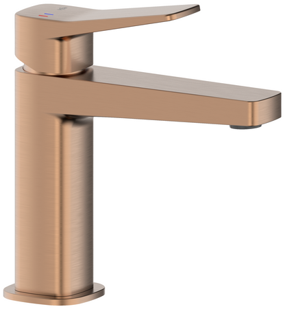 KFA bateria umywalkowa ze spustem klik-klak Malaga, brushed rose gold PVD 4522-815-34