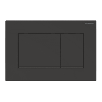 Geberit przycisk uruchamiający Sigma30, przedni, czarny mat, easy-to-clean 115.883.16.1