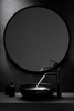 KFA Moza Black bateria umywalkowa stojąca nablatowa czarna + click clack 5032-612-81