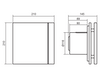 Venture wentylator łazienkowy Silent 200 CHZ DESIGN-3C 230V, 50HZ 40021275