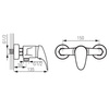 Ferro bateria natryskowa FERRO ONE, chrom BFO7