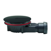 Wirquin odpływ brodzikowy Slim+ fi 90 mm, czarny mat 30724079