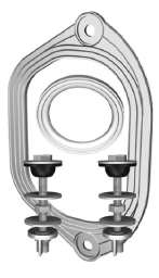 KK-POL komplet naprawczy do kompaktu (AKC/520) uniwersalny E (uszczelka trapezowa + śruby metalowe) KPL/520