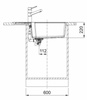 Franke zlewozmywak jednokomorowy wbudowywany Fragranit+ Urban UBG 611-78 XL, orzechowy 114.0687.276