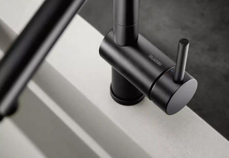 Blanco bateria kuchenna LINUS czarny mat 525806