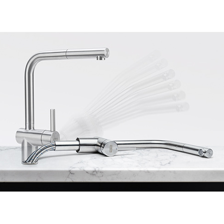 Franke bateria kuchenna podokienna Atlas Neo pull-out window stal szlachetna 115.0521.439