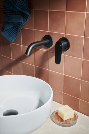 KFA bateria umywalkowa podtynkowa OTAVA czarny 5559-810-81