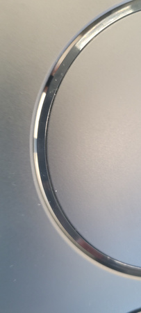 Geberit przycisk uruchamiający Sigma20, przedni, czarny mat, easy-to-clean 115.882.16.1