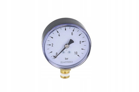 Afriso manometr grzewczy RF 63, fi 63 mm, 0÷10 bar, G1/4", rad, kl. 2,5 63514