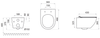 Zestaw stelaż podtynkowy Grohe Rapid SL do WC z przyciskiem Skate Cosmopolitan phantom black + miska WC z deską Lavita + mata Concept S175