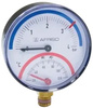 Afriso termomanometr TM 80, fi 80 mm, 0÷4 bar, 20÷120°C, G1/4", rad, kl. 2,5 63337