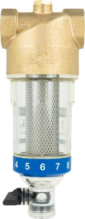 Afriso filtr do wody AWF 120, płukanie wsteczne, GW G3/4" 4212000 