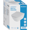 Geberit zestaw wisząca miska WC Smyle Square z deską sedesową 500.683.00.2