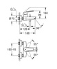 Grohe jednouchwytowa bateria wannowa Eurosmart czarny mat 333002433
