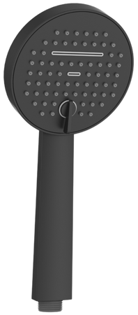 Invena słuchawka natryskowa 2f Kalitea, czarny AS-72-004-V