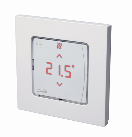 Danfoss Icon termostat natynkowy 24V bezprzewodowy z wyświetlaczem, z czujnikiem podłogowym na podczerwień 088U1082