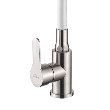 Invena bateria kuchenna Ksanti Inox, inox/biały BZ-37-I02-L