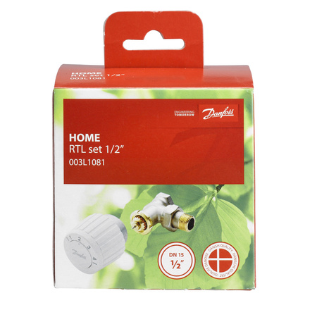 Danfoss zestaw RTL kątowy 003L1081