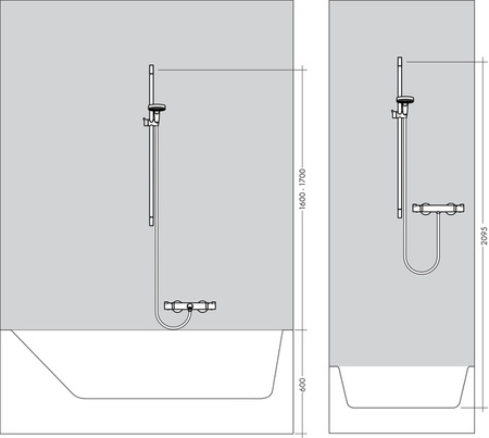 Hansgrohe zestaw pryszniowy Crometta Vario Combi 1001 CL 0,65 m 27812400
