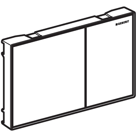 Geberit przycisk uruchamiający Sigma 60, przedni, chrom 115.640.GH.1