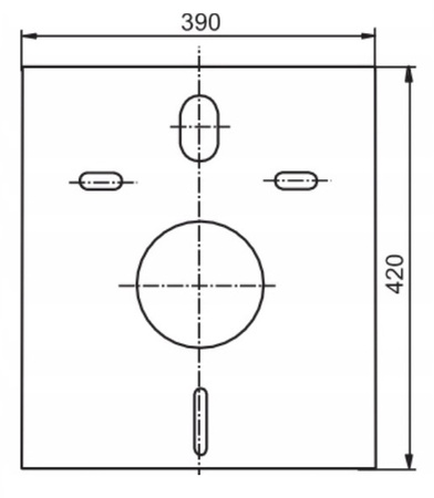 Zestaw 3w1 stelaż podtynkowy do WC Geberit Duofix Concept z przyciskiem Sigma 01 (czarny) + mata S091