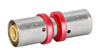 Diamond łącznik zaprasowywany ZŁ-PODWÓJNY, PEX-AL-PEX, mosiądz 25x32 FZZ-003.25X32.ZŁ-2