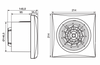 Venture wentylator łazienkowy Silent 300 CRZ 230V, 50HZ 40021330