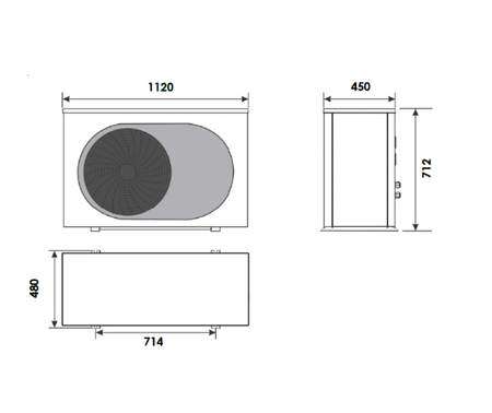 Termet pompa ciepła monoblok Heat Gold 6 DC TPP9910.00.00.00/PL