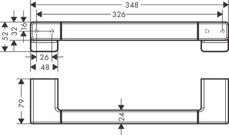 Hansgrohe pochwyt, złoty optyczny polerowany 41744990